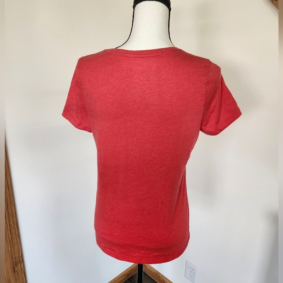 Sonima Stars & Stripes USA Red Women's T Shirt - Picture 3 of 4